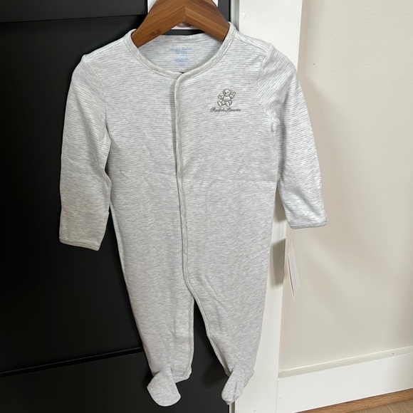 New With Tags Ralph Lauren Footie One Piece - Picture 2 of 4